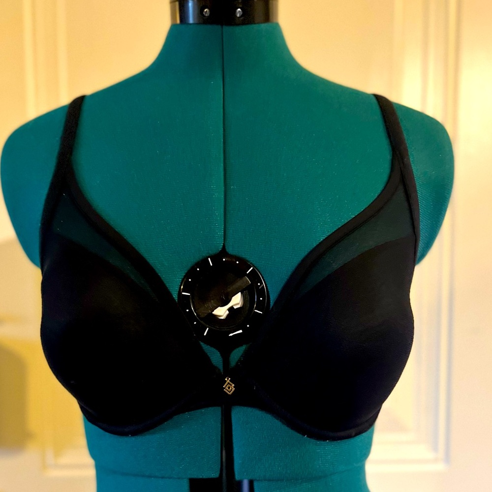 Adore me black lingerie bra